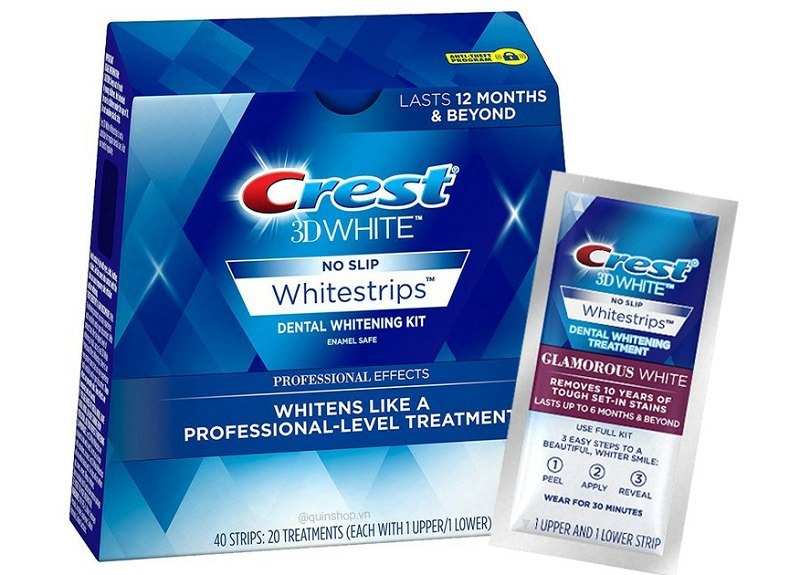 Miếng dán Crest là một dòng sản phẩm tẩy trắng răng của Mỹ rất được ưa chuộng hiện nay