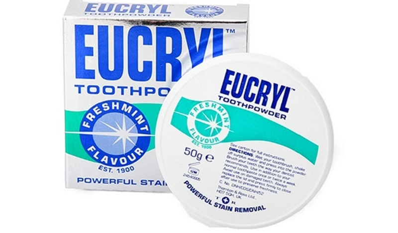 Bột trắng răng Eucryl có nguồn gốc từ Anh, hiện đang được sử dụng rộng rãi ở Việt Nam