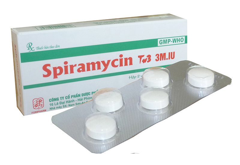 Spiramycin là thuốc kháng sinh thuộc nhóm macrolid