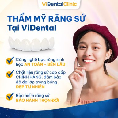 Bọc răng sứ không kim loại tại ViDental
