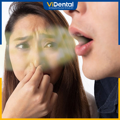 Hôi miệng là tình trạng hơi thở có mùi gây ảnh hưởng tới giao tiếp