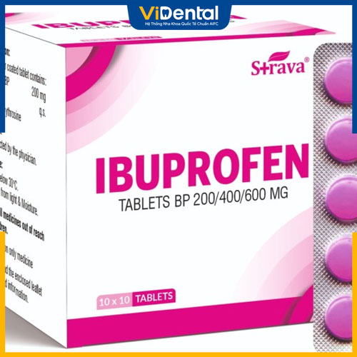 Ibuprofen là thuốc giảm đau khi mọc răng khôn thường dùng